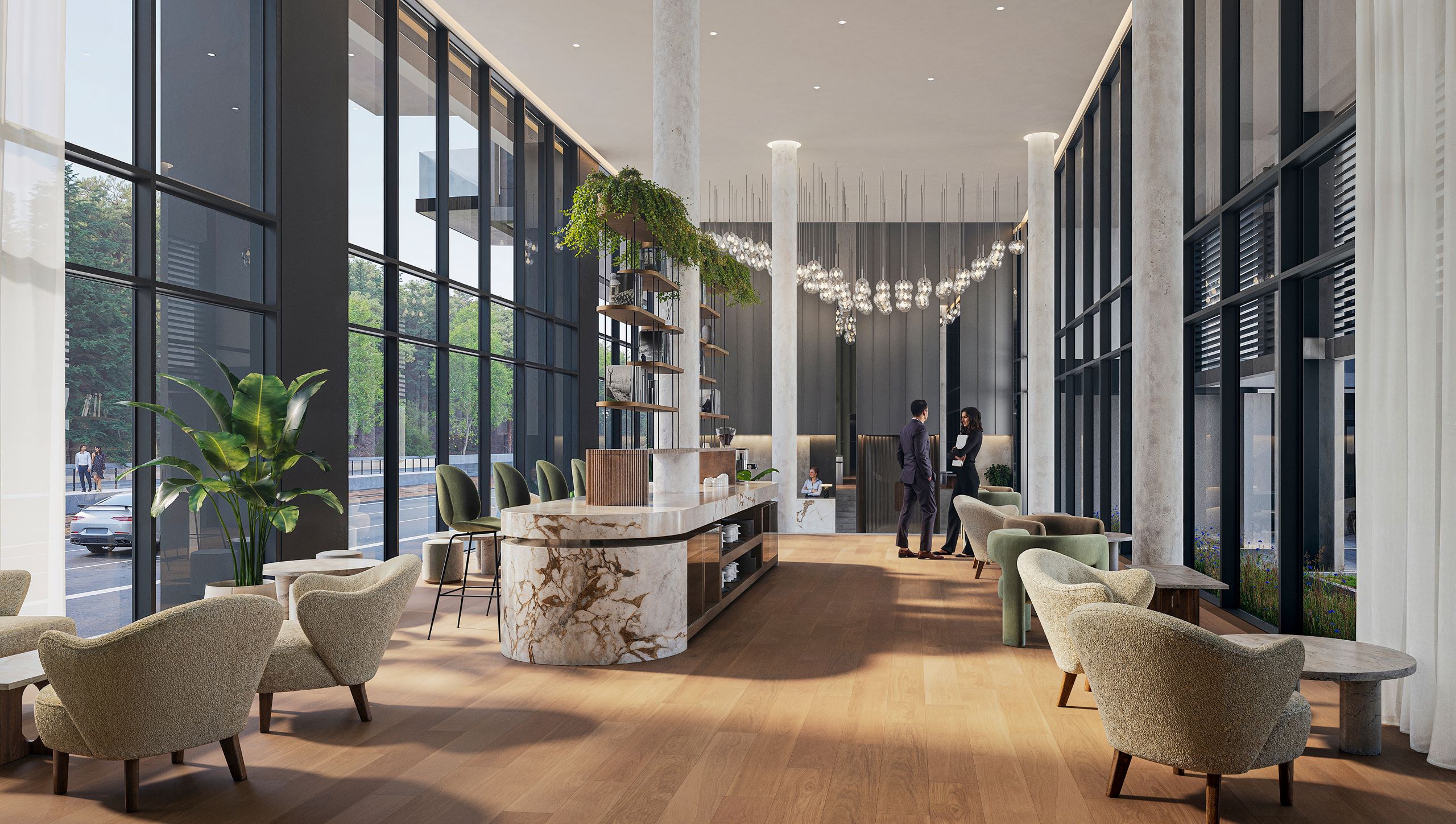 Vizualizácia recepcie